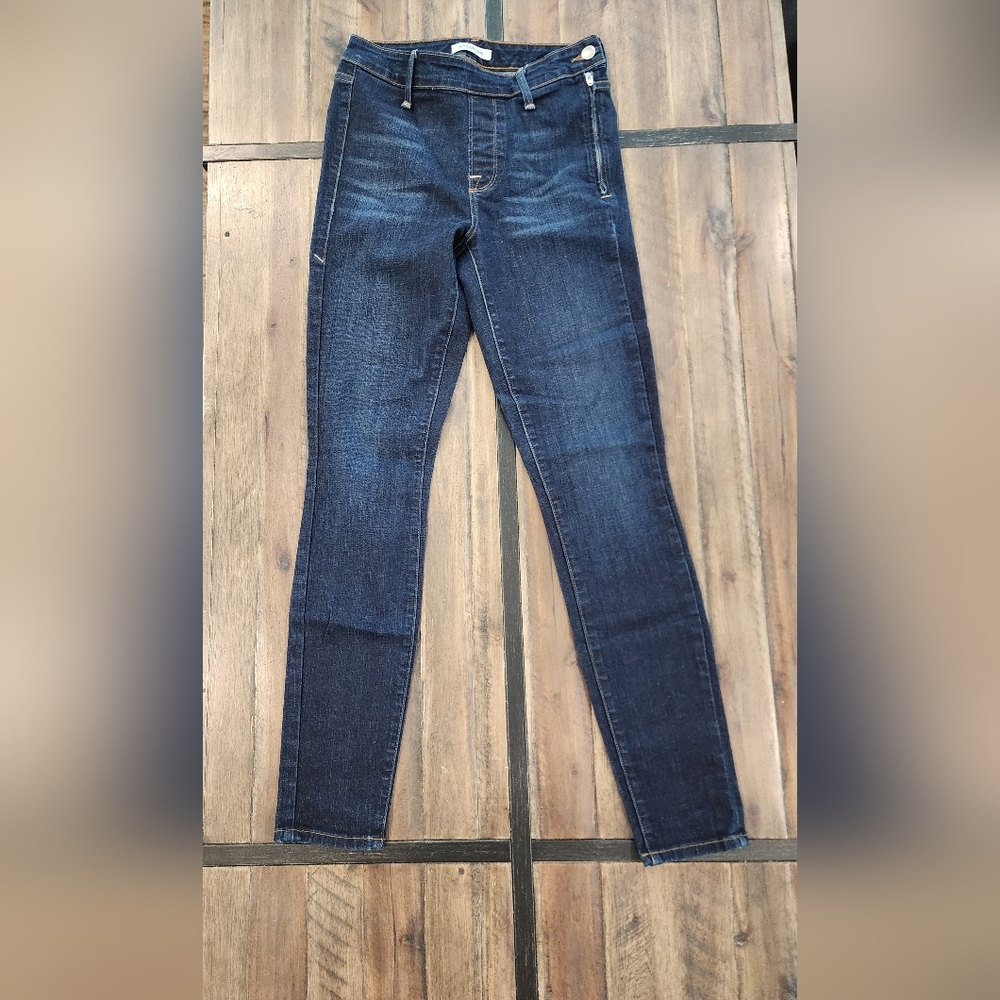 Good American high waist side zip skinny jeans - Picture 3 of 3